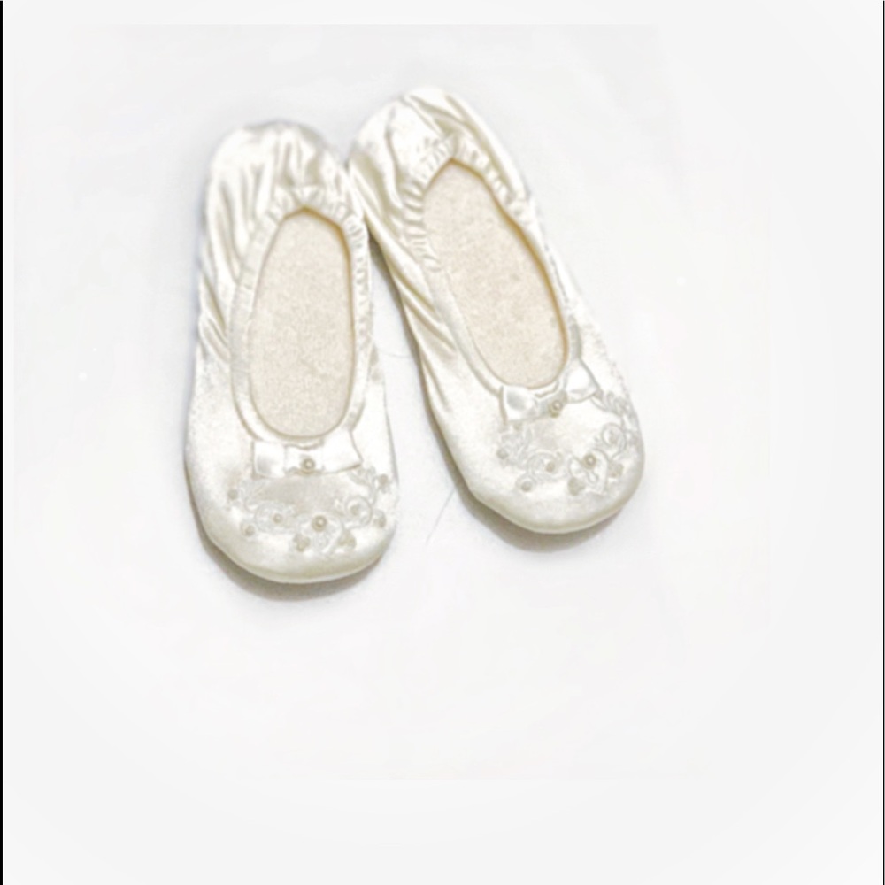 Victoria Lynn Ballerina Slippers Flower Girl Shoes
